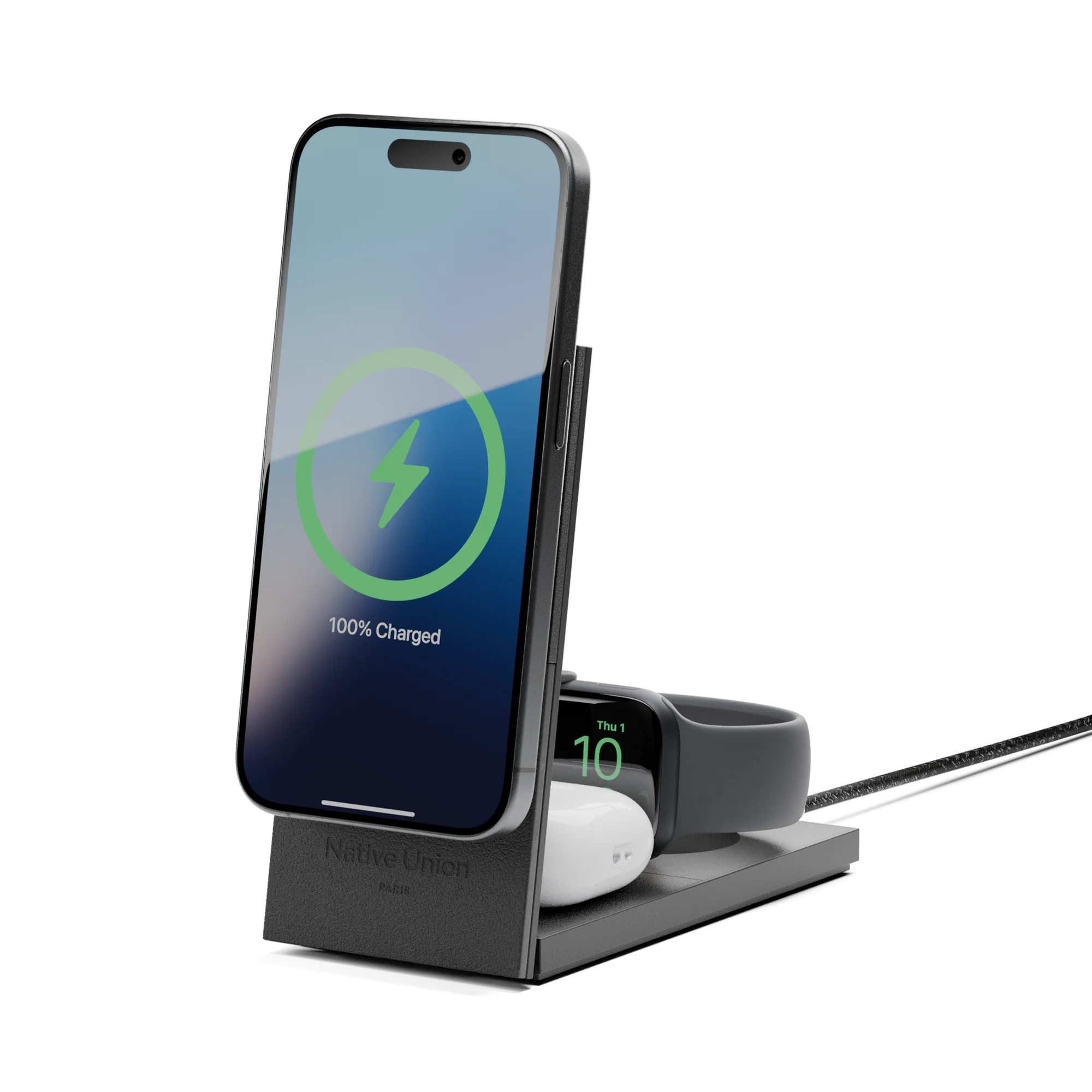 Rise 3-in-1 Magnetic Wireless Charger